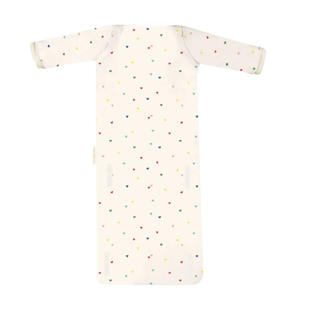 Puckababy Sleeping bag The Bag 4 Seasons - 6M/2,5Y | 100cm | Hearts Confetti