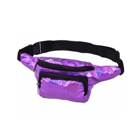 Purple Holographic Bum Bag