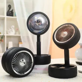 Rechargeable Tyre Shaped Electric Fan