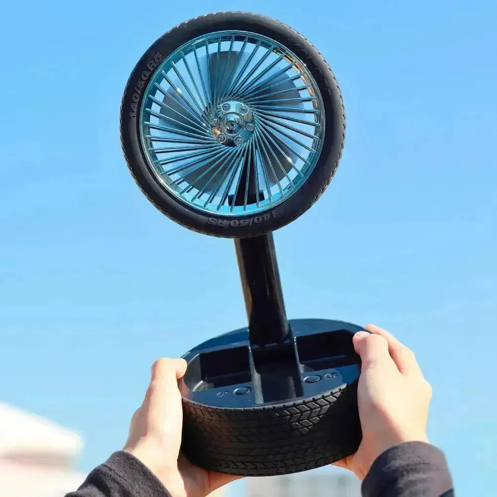 Rechargeable Tyre Shaped Electric Fan