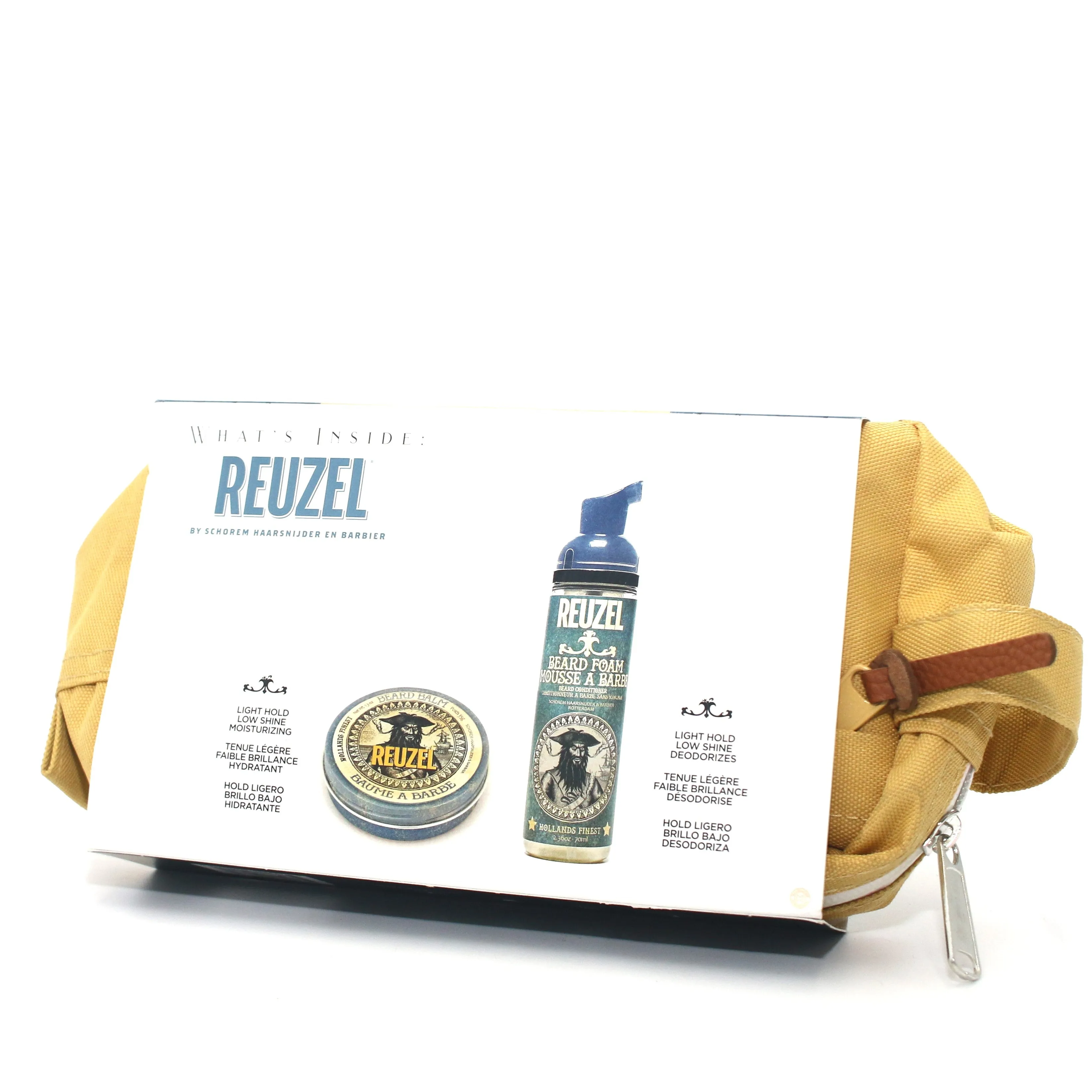 Reuzel Groom & Grow Original Scent Beard Travel Kit