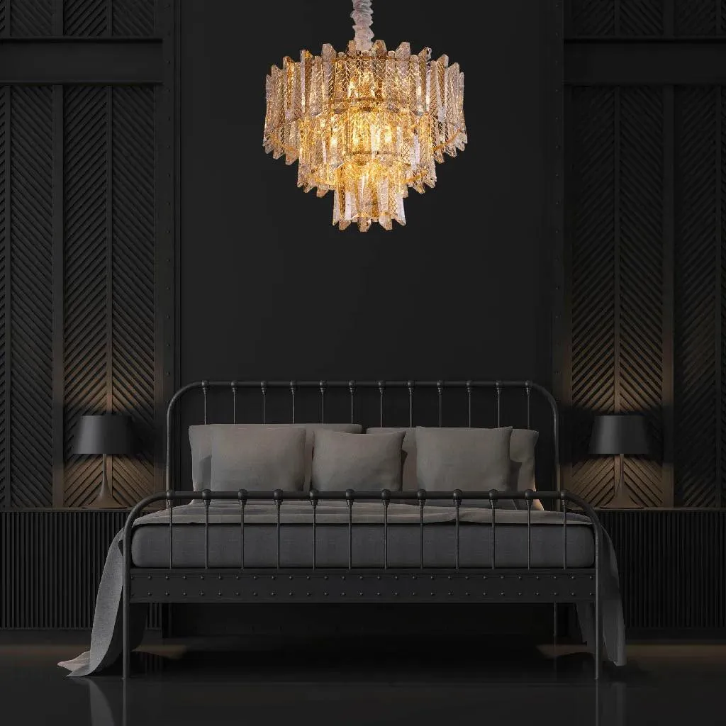 Reverie Amber Glass Luxe Chandelier (6233/Round)