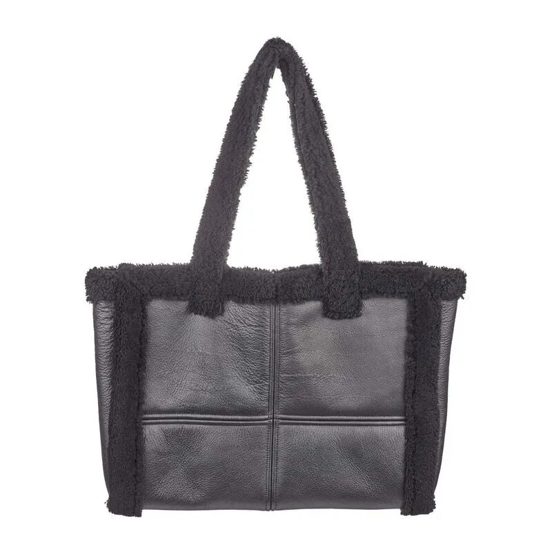 Rosaline Doubleface Sheepskin Shopper Bag