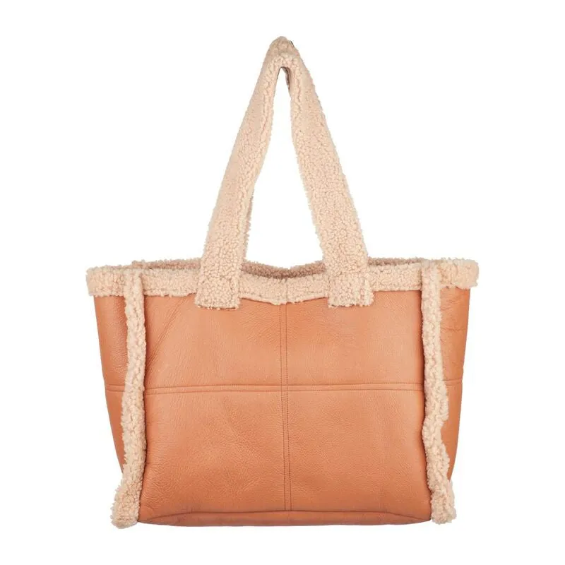 Rosaline Doubleface Sheepskin Shopper Bag