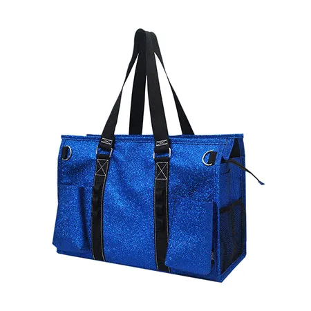 Royal Glitter NGIL Zippered Lined Caddy Organizer Tote Bag