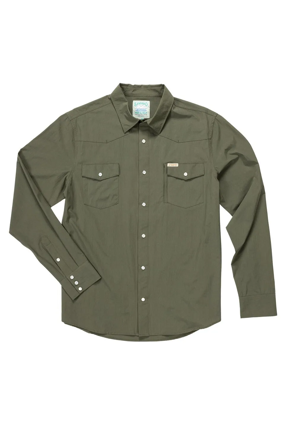 Sendero Provisions Confluence Tech Shirt in Desert Sage