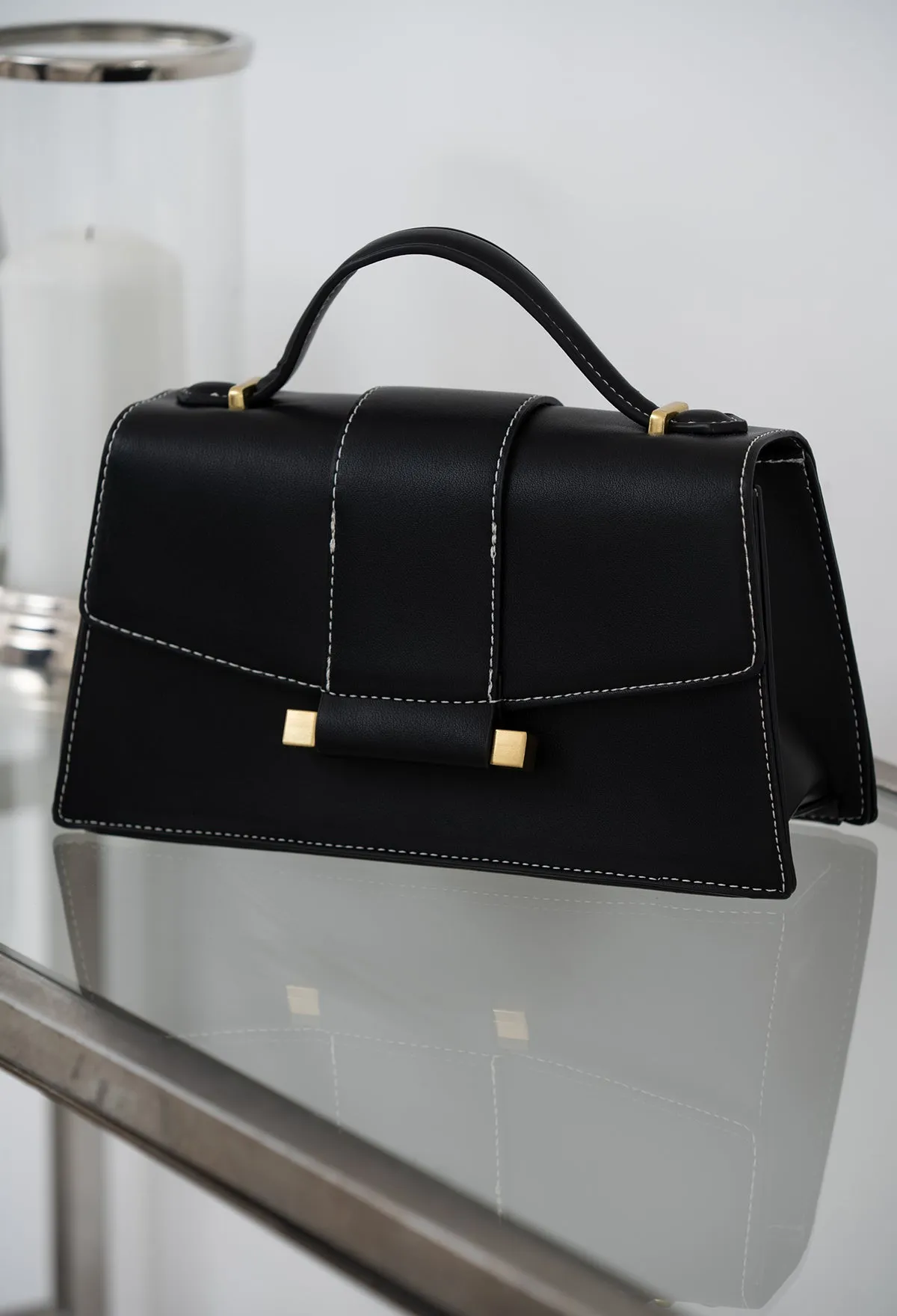 Set In Stone Black Crossbody Bag