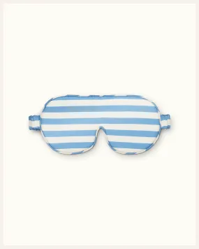 Silk Sleep Mask | Pisces Blue / Ivory Stripe