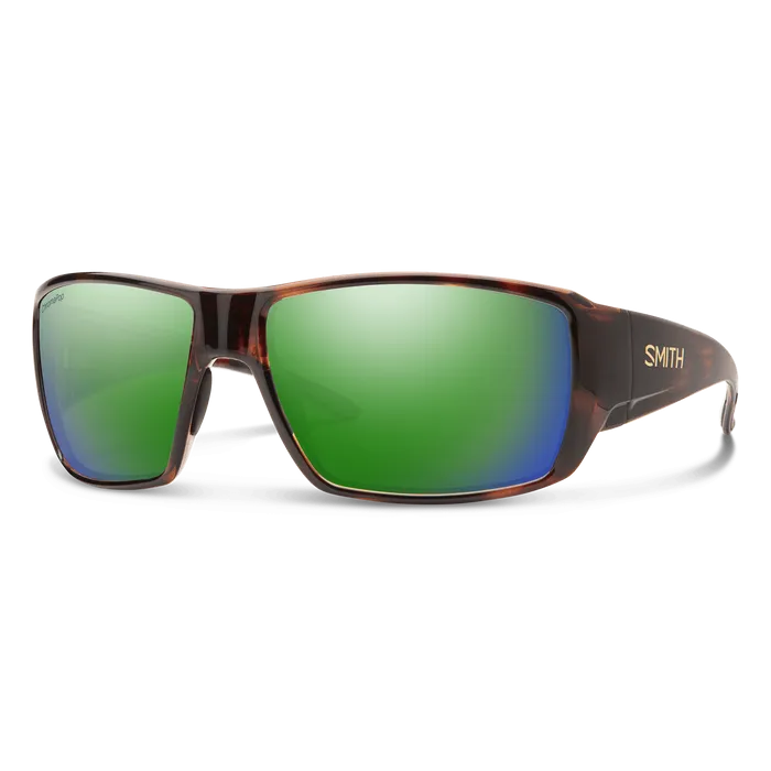 Smiths Optics Guide Choice - Matte Tortoise Chroma Pop Brown Green Polarized Green Mirror