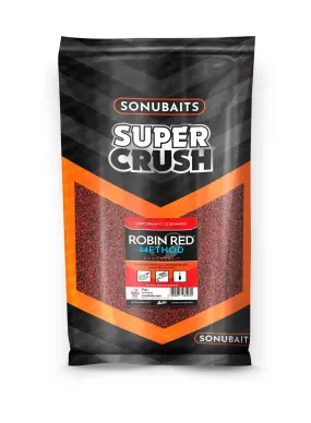 Sonubaits Super Crush Robin Red Method mix 2kg bag