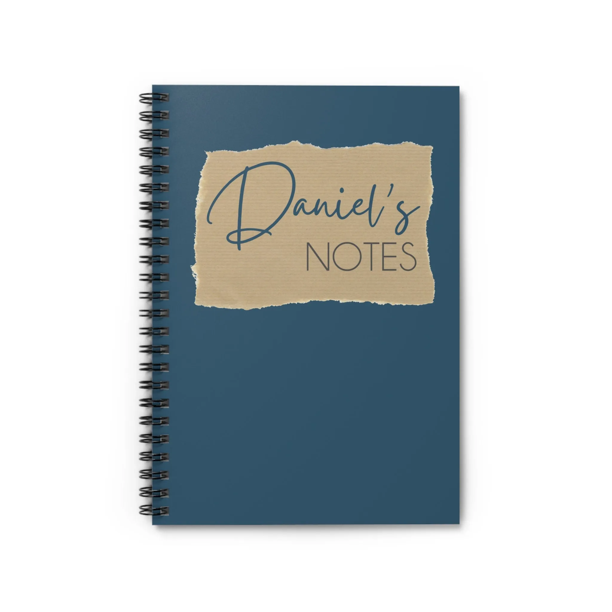 Spiral Notebook - Personalized Custom Name - Organization Ideas Creativity Gift Productivity