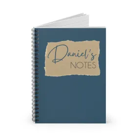 Spiral Notebook - Personalized Custom Name - Organization Ideas Creativity Gift Productivity