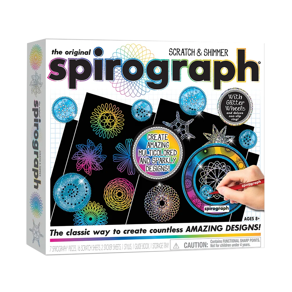 Spirograph Scratch and Shimmer