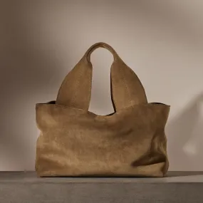 Suede Tote Bag - String