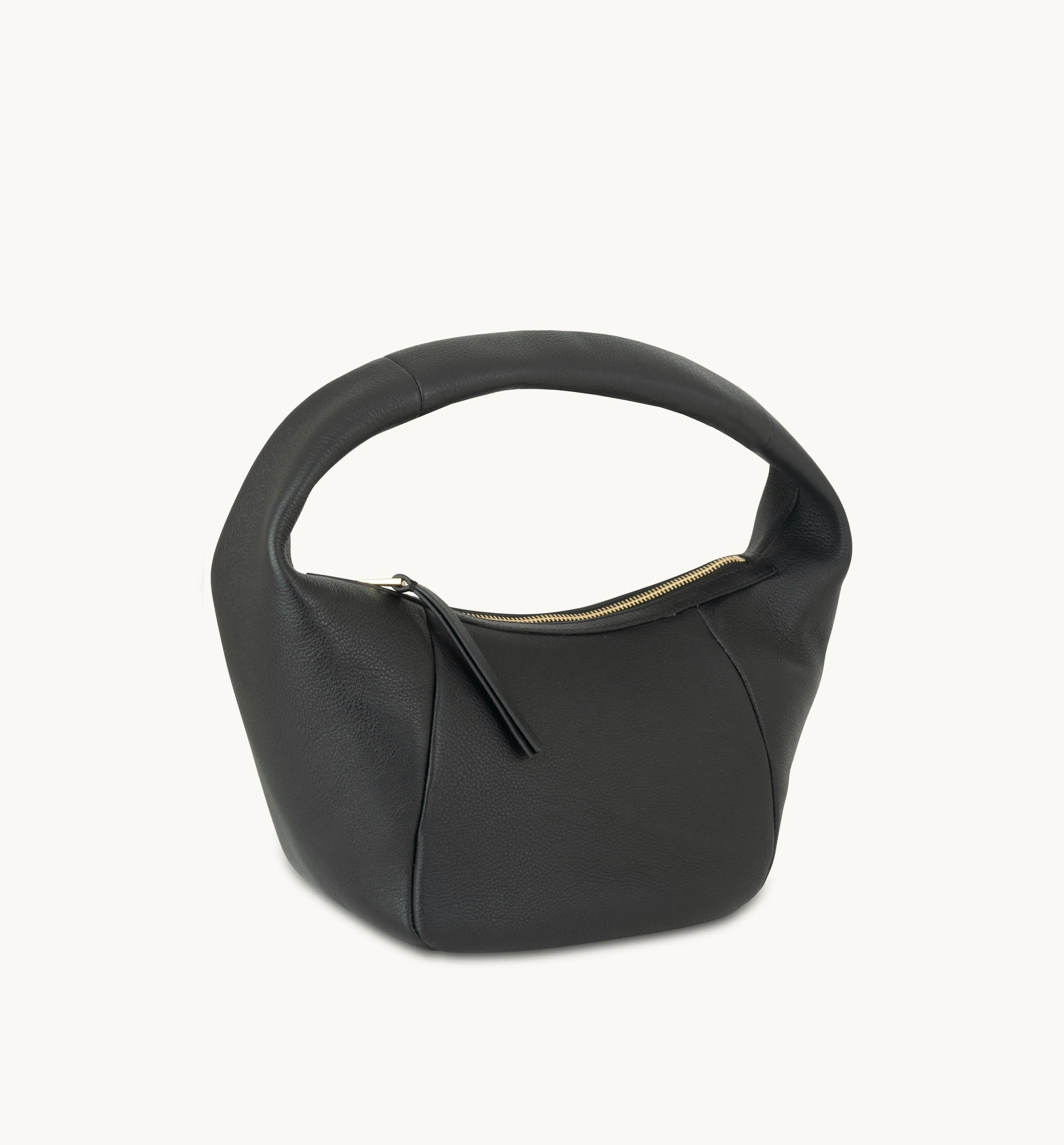 The Jasmine Black Leather Bag