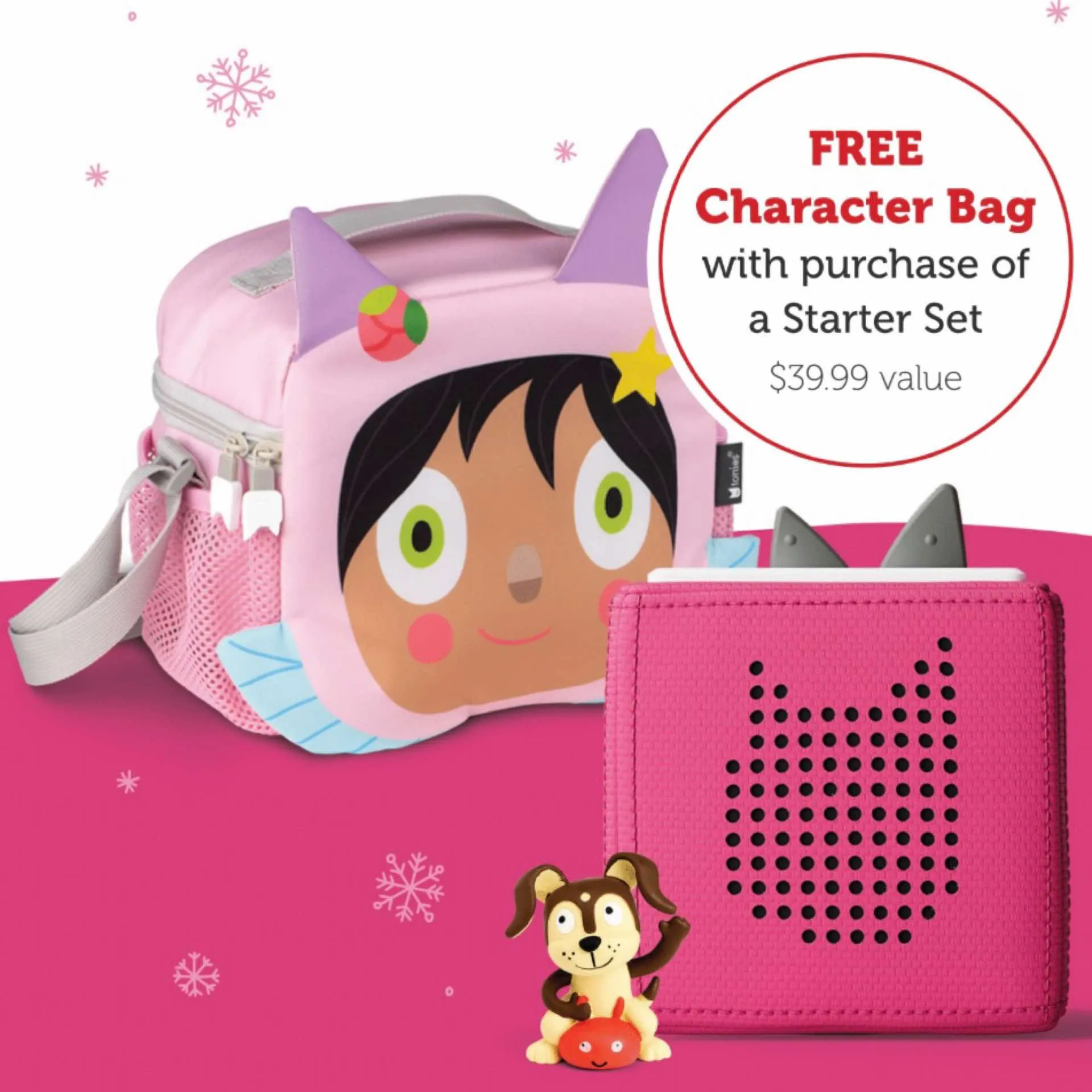 Toniebox Starter Set with Free Character Bag - Holiday 24' Promotion