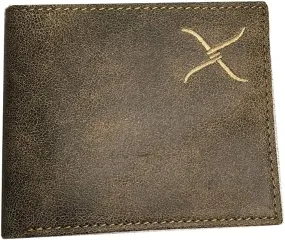 Twisted X Bifold Wallet w/Tan Brown