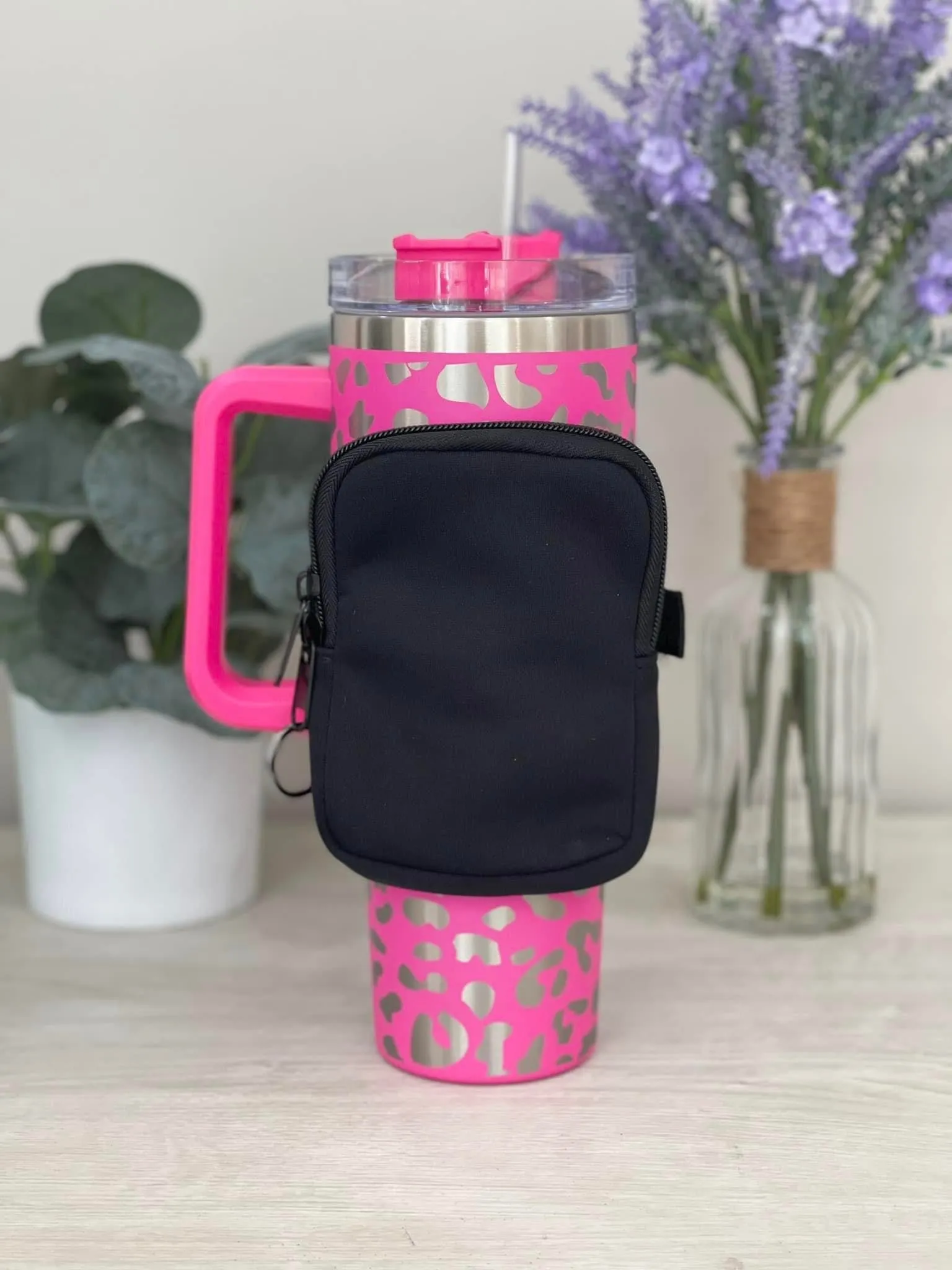 WHITE ONLY Water Bottle Pouch