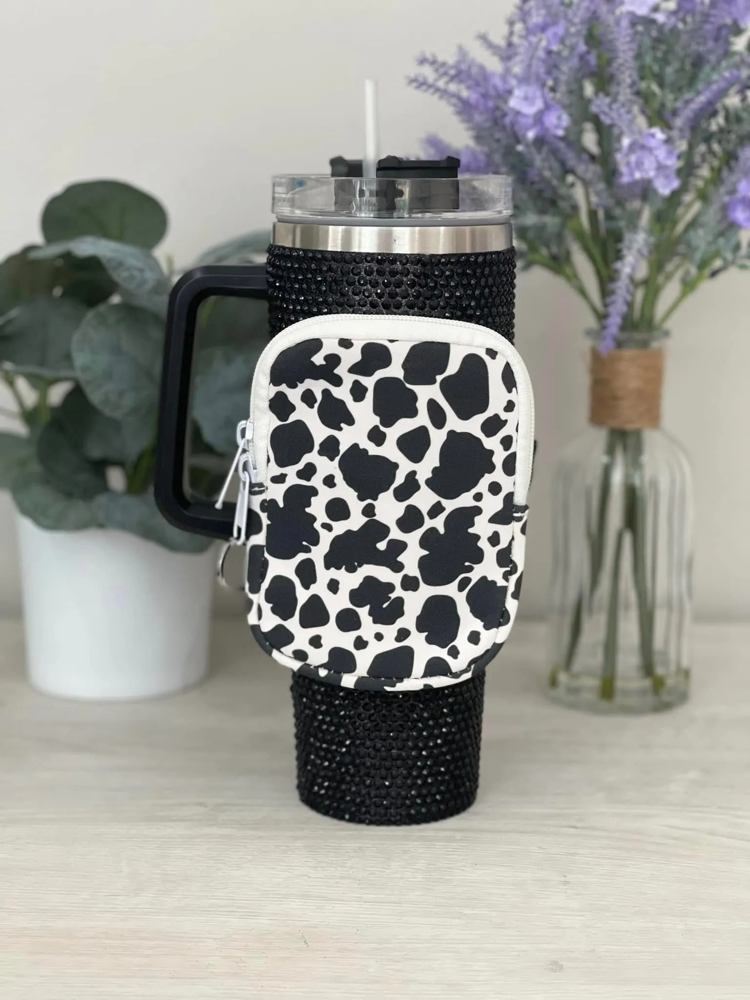 WHITE ONLY Water Bottle Pouch