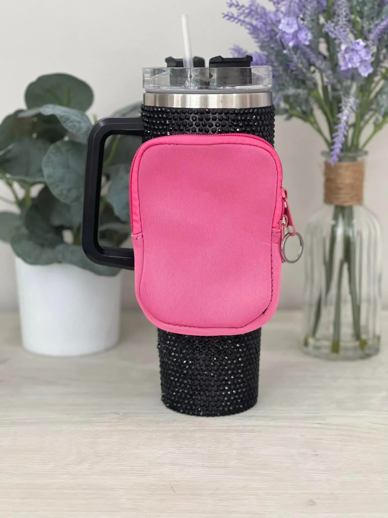 WHITE ONLY Water Bottle Pouch