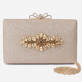 Women "BENA" Decorated Party Clutch