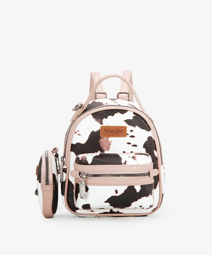 Wrangler Cow Print Mini Backpack