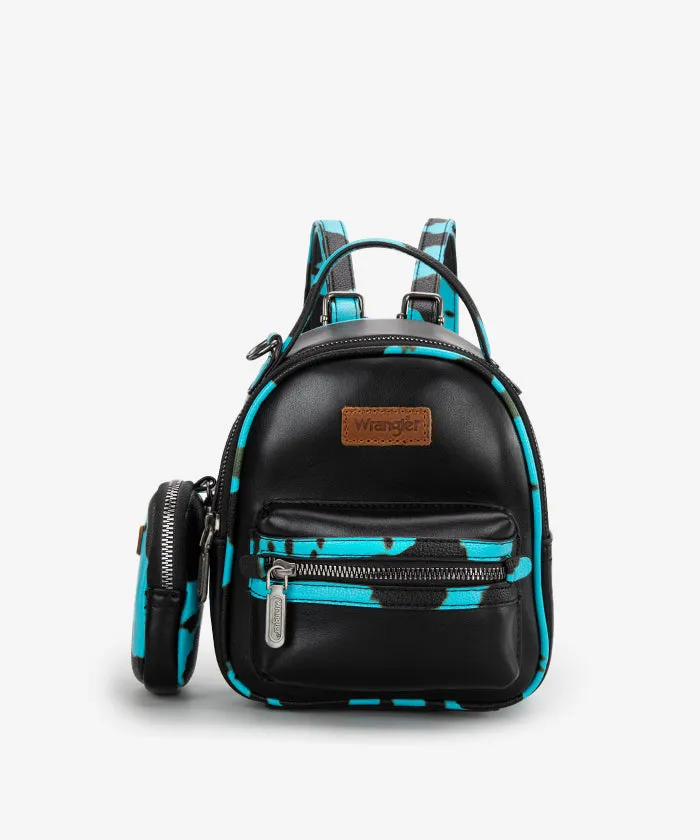 Wrangler Cow Print Mini Backpack