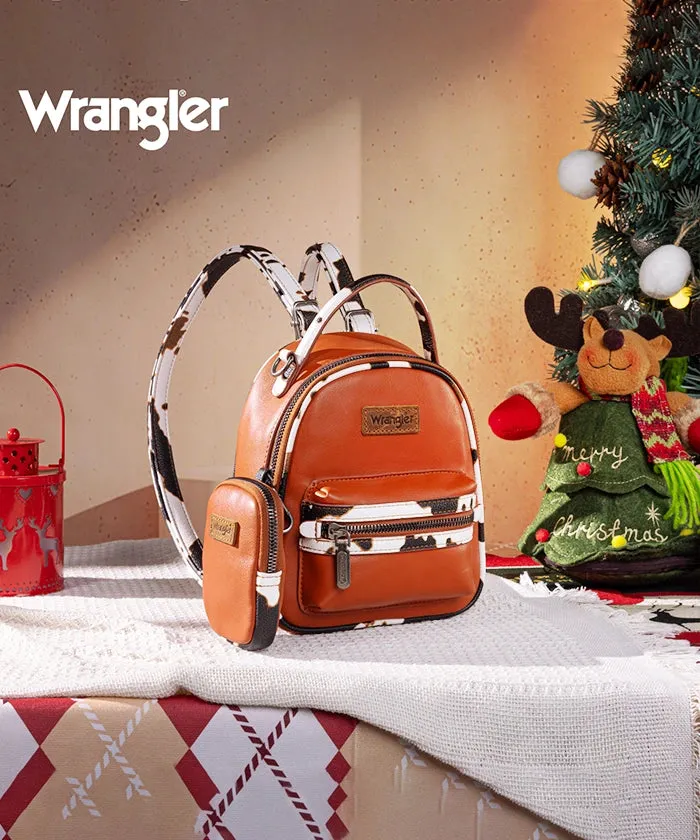 Wrangler Cow Print Mini Backpack