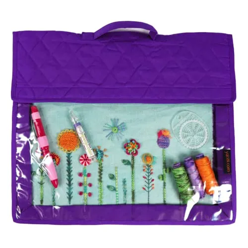 Yazzii Crafts Project Folder - Arts & Crafts Storage Organizer