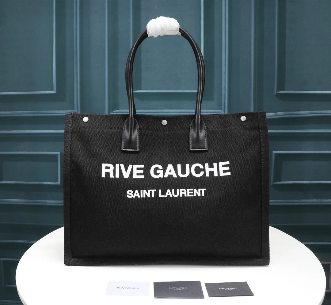 YSK172 Rive Gauche Tote Bag / 17.7x14.2x6.3inch