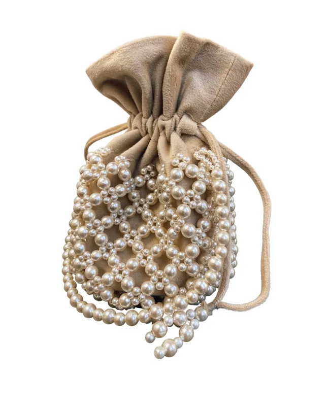 Zhuu Pearl Bucket Bag