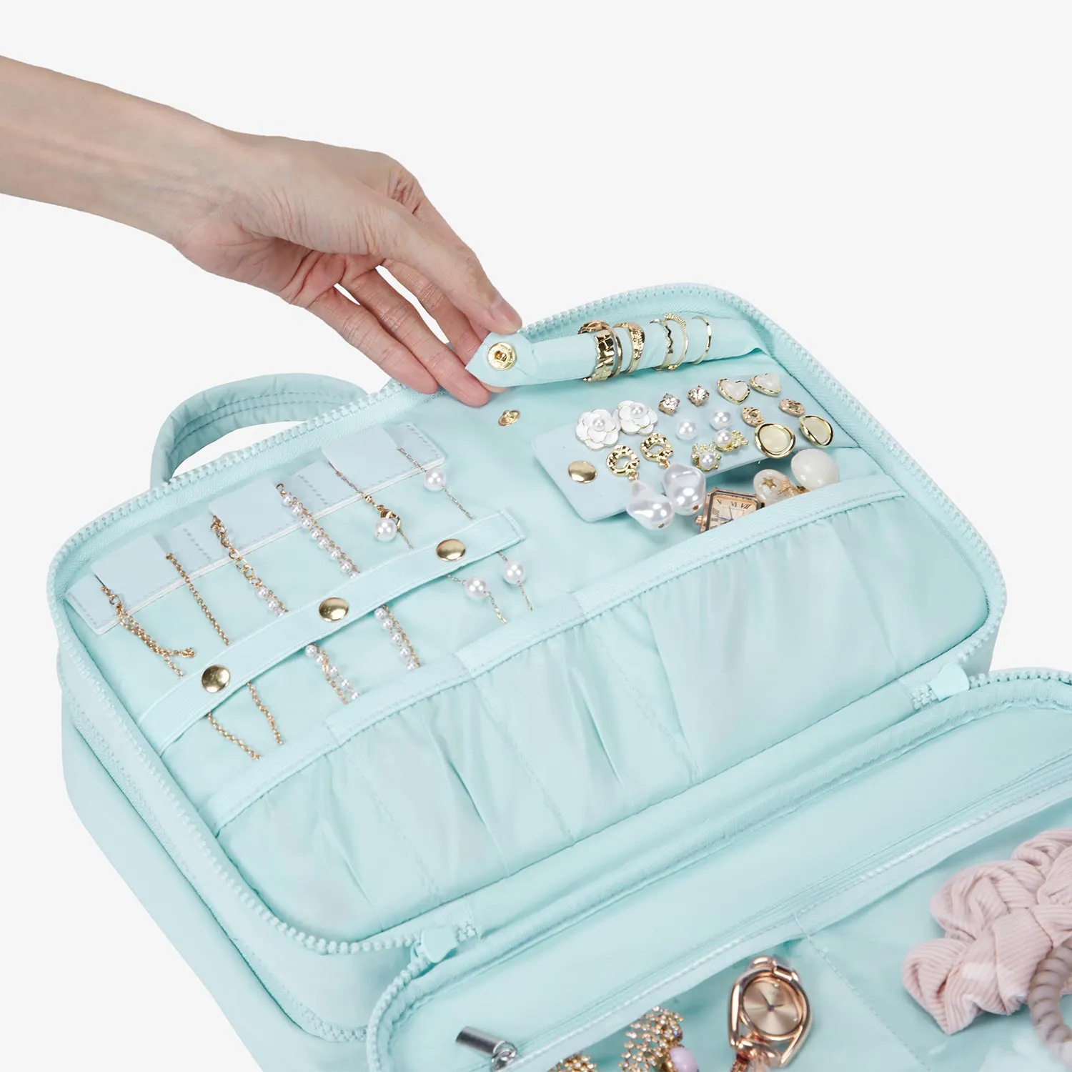 Zora Spacesaver Hanging Clear Toiletry Bag